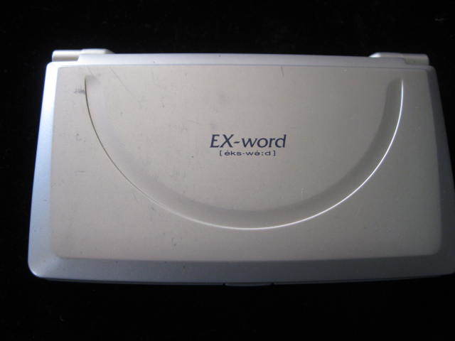 < Showa Retro CASIO Casio EX-word computerized dictionary XD-j600 operation verification >