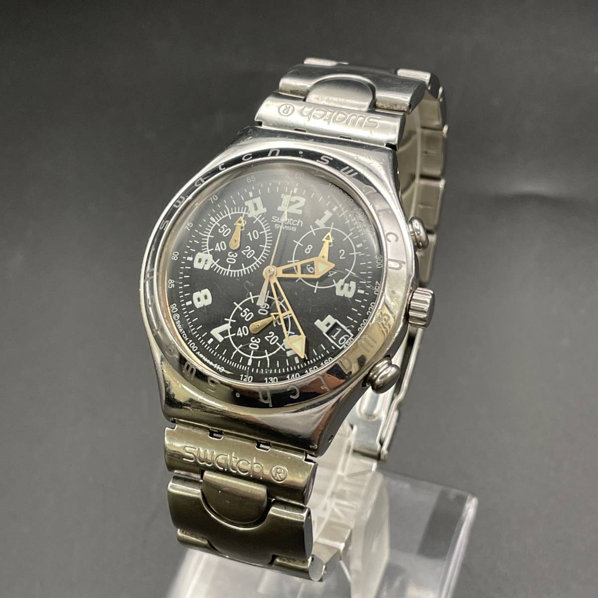 スウォッチ swatch アイロニー 腕時計 クォーツ クロノグラフ - 通販