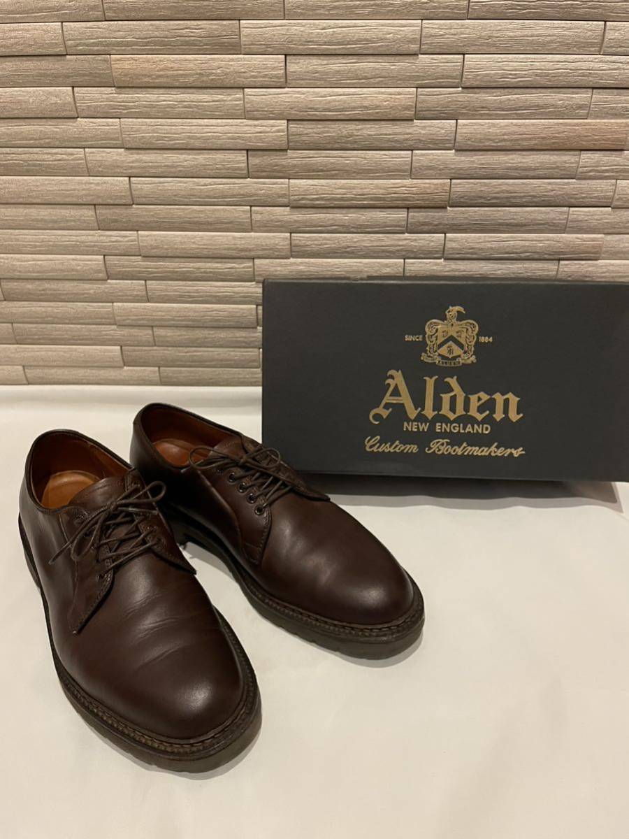Alden 9431S オイルドヌバック サイズ 8.5D オールデン プレーントゥ