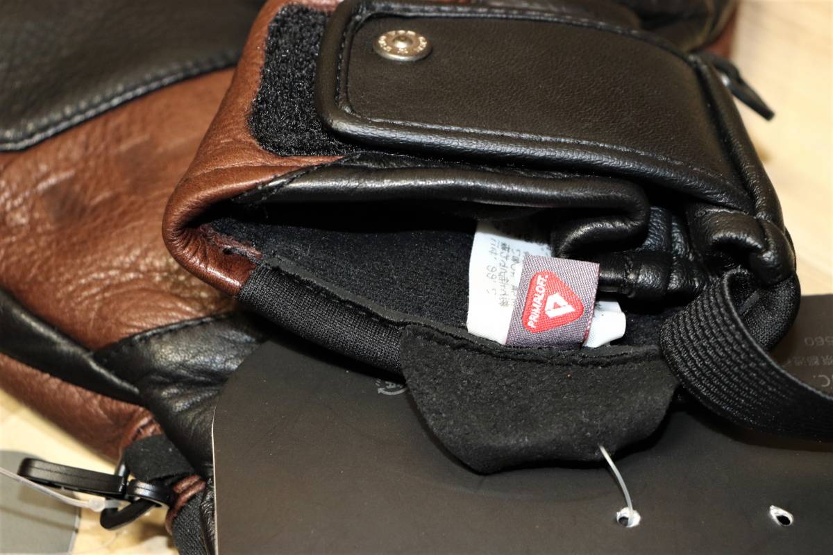 送料無料 特価即決【未使用】241 TWO FOR ONE ★ 241-GORE-TEX レザーミトン (L) ★ ゴールドウイン ゴアテックス グローブ 手袋 MB8900_画像9
