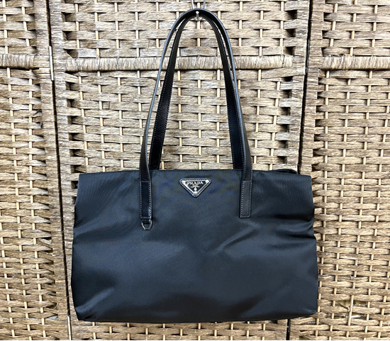 PRADA プラダ トートバッグ BR0410 NERO ショルダーバッグ ショルダートート ナイロン レザー ブラック 黒 札幌市 白石店