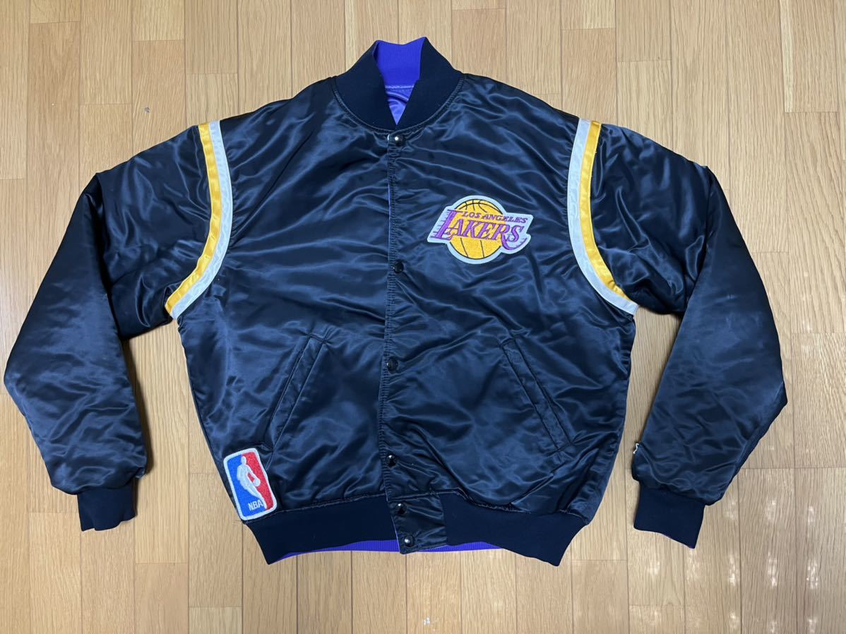 STARTER製 Lakers スタジャン リバーシブル ビンテージ - アウター