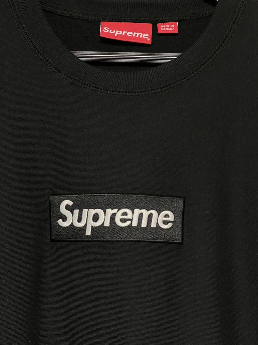 Supreme Box Logo Crewneck black Mサイズ 売れ筋介護用品も! 50%割引
