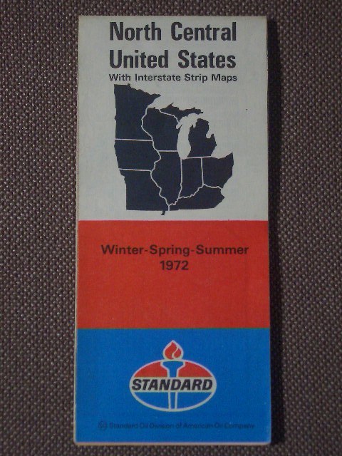 North Central United States Street Map (Standard Oil) (NCUSSTAND) - Universal Printing Co. 1971