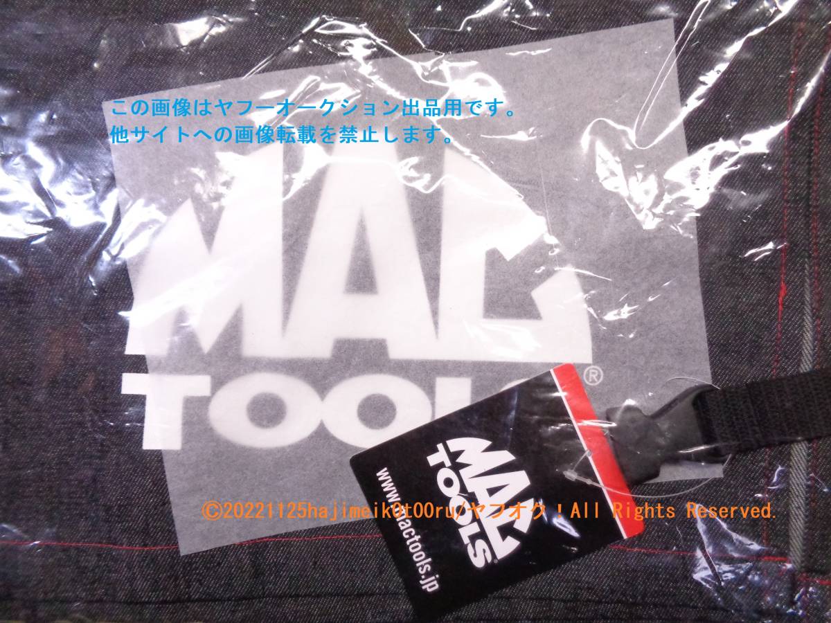 MAC TOOLS/ Mac tool z/mactools original Work apron Denim ground one size ( free, body length approximately 910.) limited amount goods / rare 