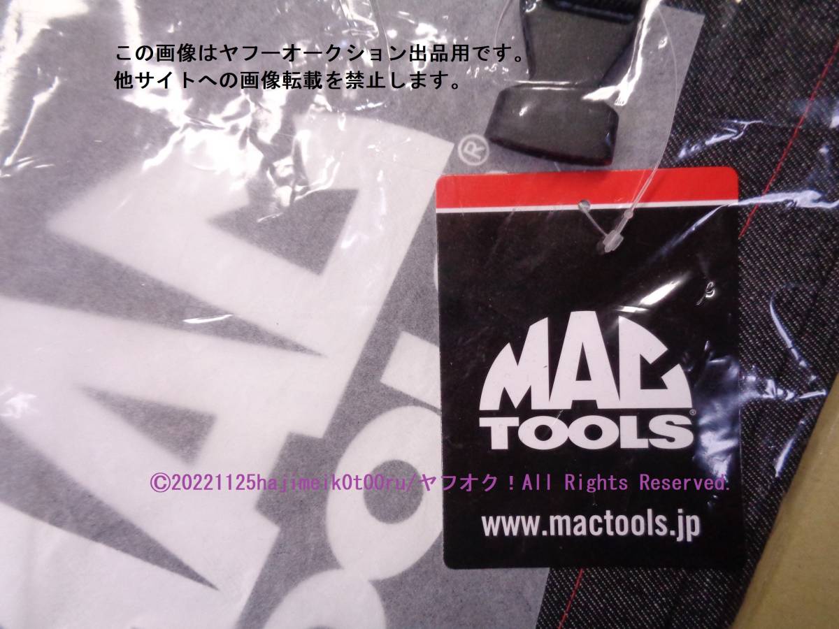 MAC TOOLS/ Mac tool z/mactools original Work apron Denim ground one size ( free, body length approximately 910.) limited amount goods / rare 