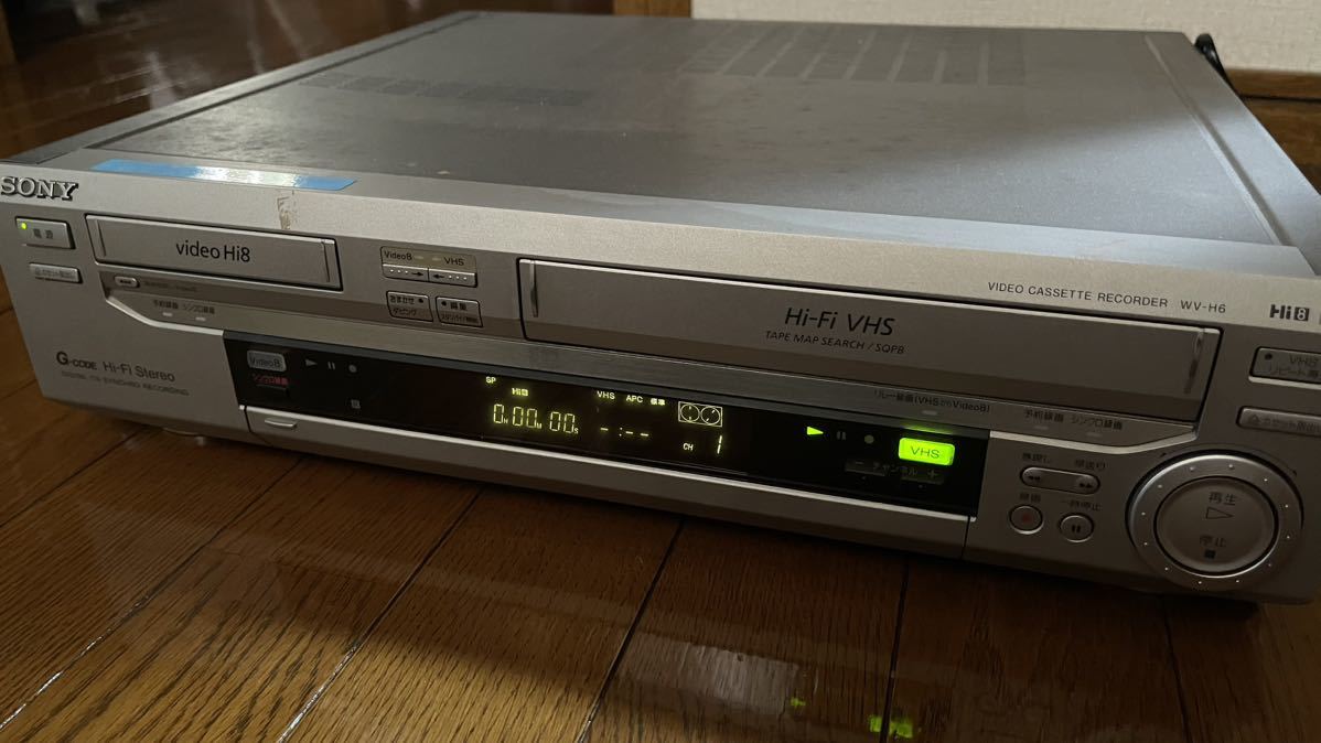 SONY ソニー Hi8+VHS ビデオデッキ Wデッキ WV-H6 ジャンク 部品とり等 