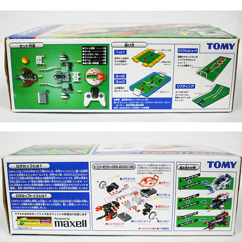 トミー TOMY ブレイクリーガーRCT-02 BREAK LEAGUER アウェイカラー ファイヤーレッド ロボカップトイズ Robo Cup toys 未組立_画像9