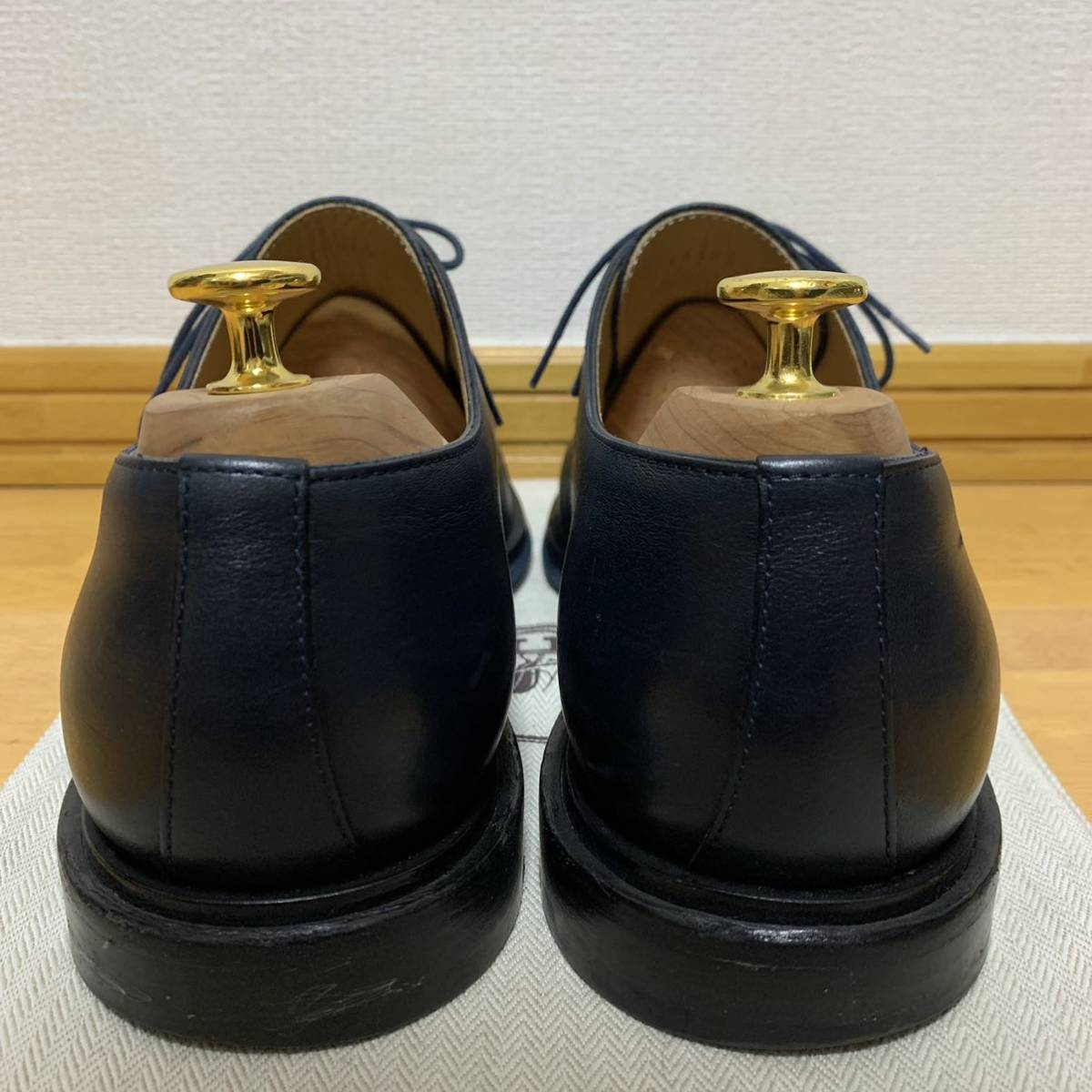 送料込み◇美品 HERMES エルメス ストレートチップ ドレスシューズ