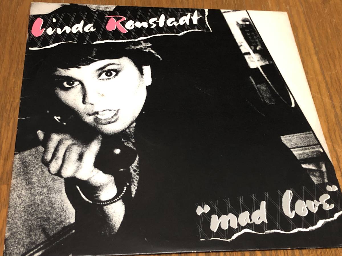 ★即決落札★LINDA RONSTADT「MAD LOVE」リンダ・ロンシュタッド/１９８０年リリース/US/NY盤/SLM刻印/ピンクスリーブ/全１０曲収録_画像2