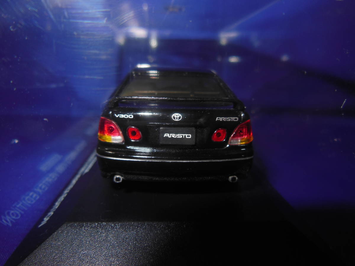 1/43　トヨタ　アリスト　ARISTO　V300　VERTEX　ブラック　1997年～2005年　京商　/フレンズ_画像6