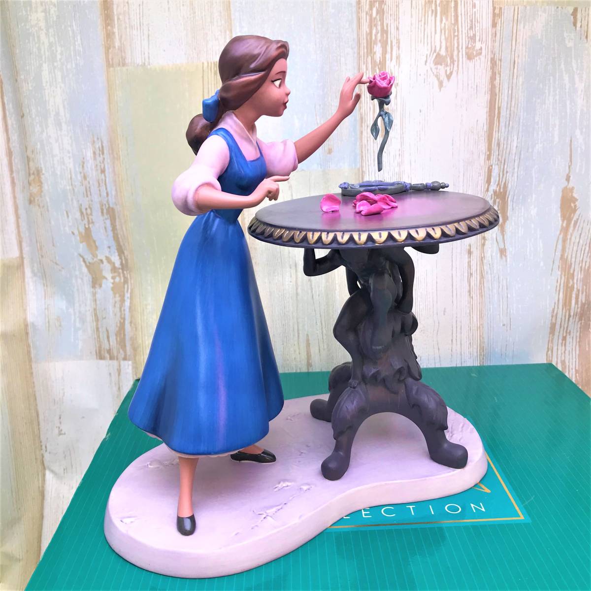 激レア☆WDCC 美女と野獣 Beauty Disney ベルと魔法のバラ 陶器製