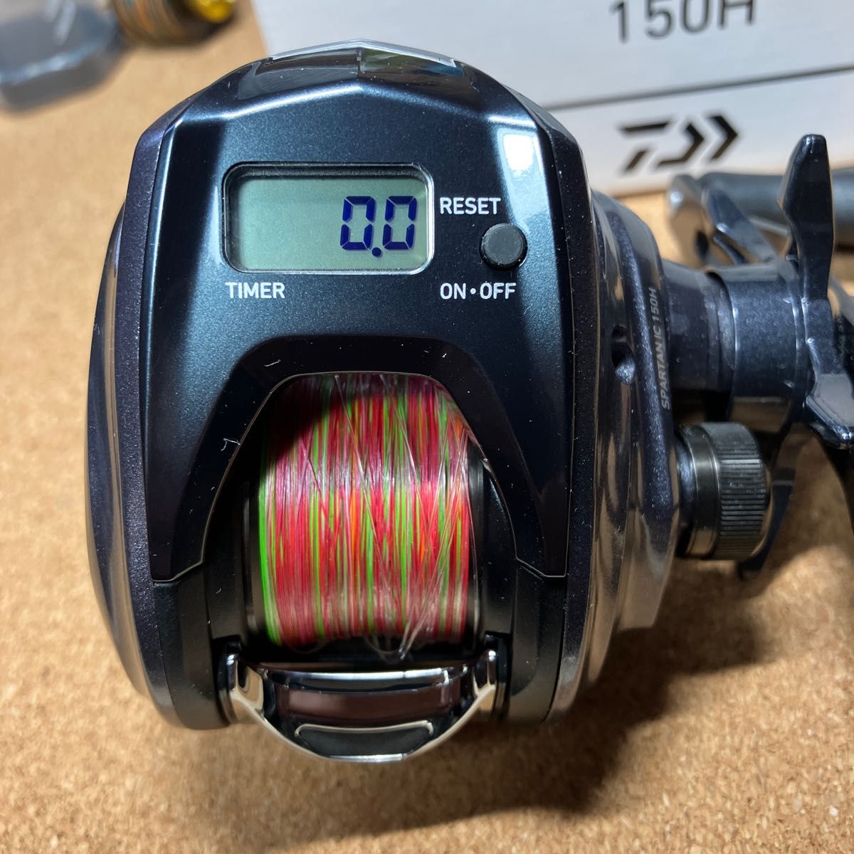 未使用 DAIWA ダイワ スパルタン IC 150H 両軸リール カウンター付 未使用 DAIWA ダイワ スパルタン IC 150H 両軸リール カウンター付