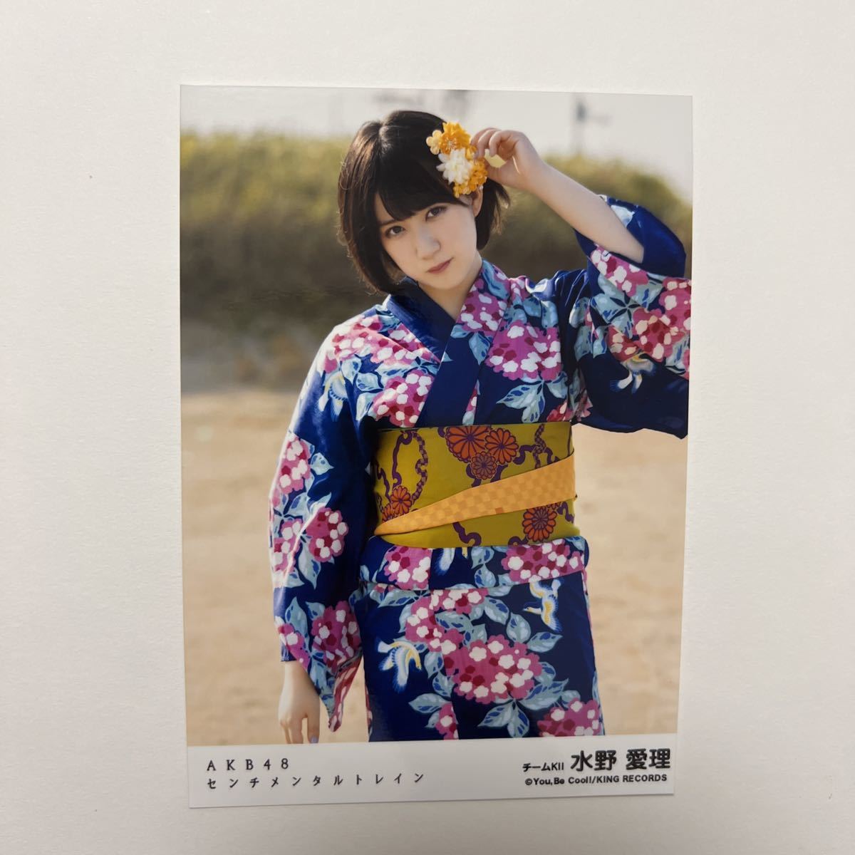 【水野愛理】生写真 SKE48 AKB48 劇場盤 センチメンタルトレイン_画像1