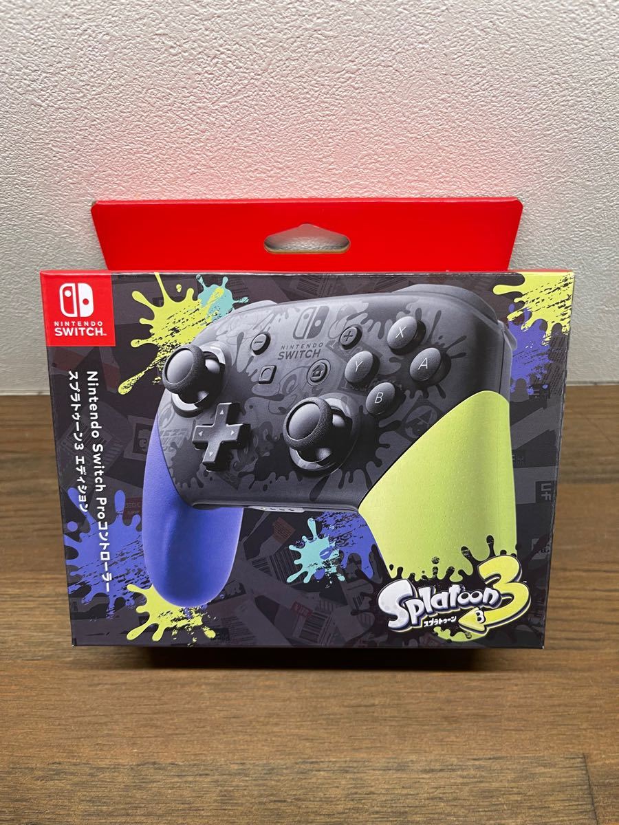 Nintendo switch スプラトゥーン3 プロコン 純正新品未開封品-