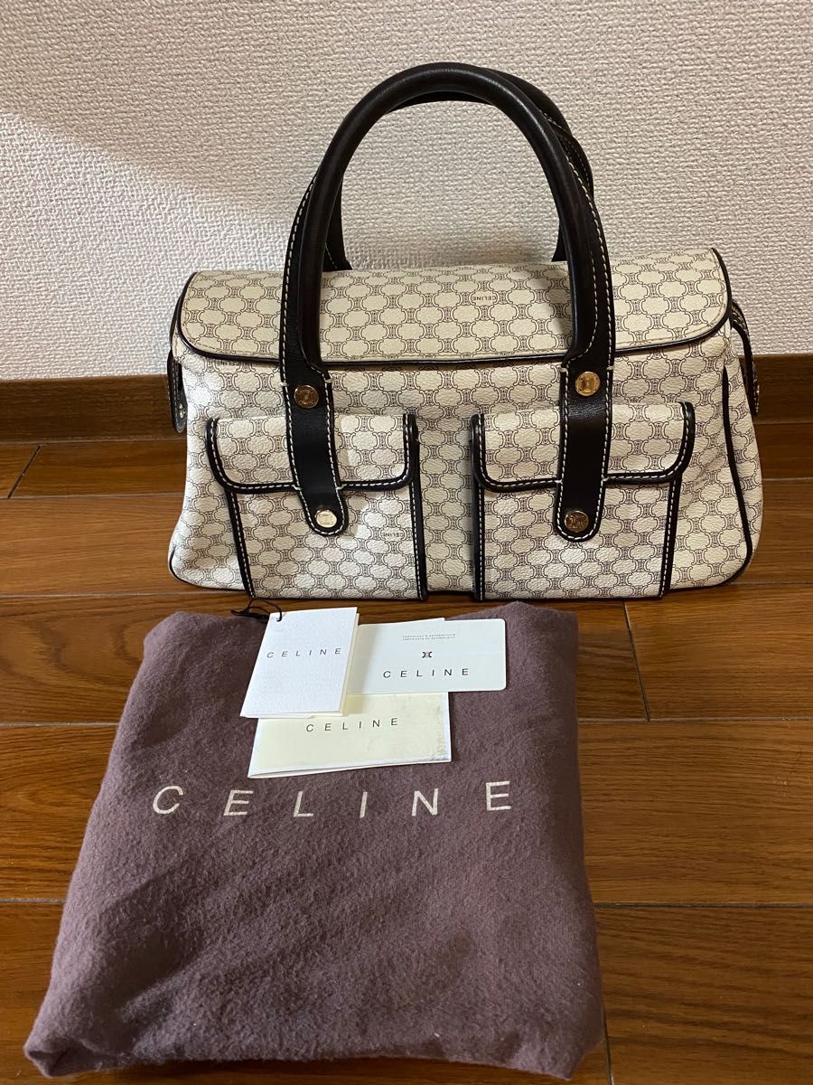 CELINE セリーヌ 希少 白マカダムバッグ｜Yahoo!フリマ（旧PayPayフリマ）