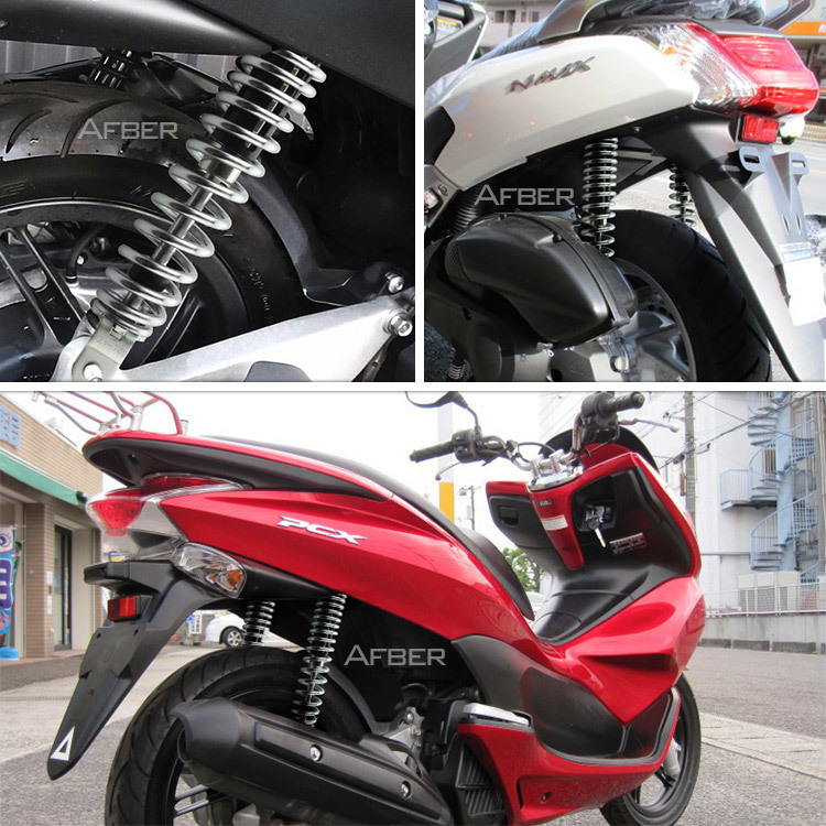 ホンダ PCX125 JF28/JF56 PCX150 KF12/KF18 純正タイプ メッキ リアショック リアサスペンション 1本_画像4