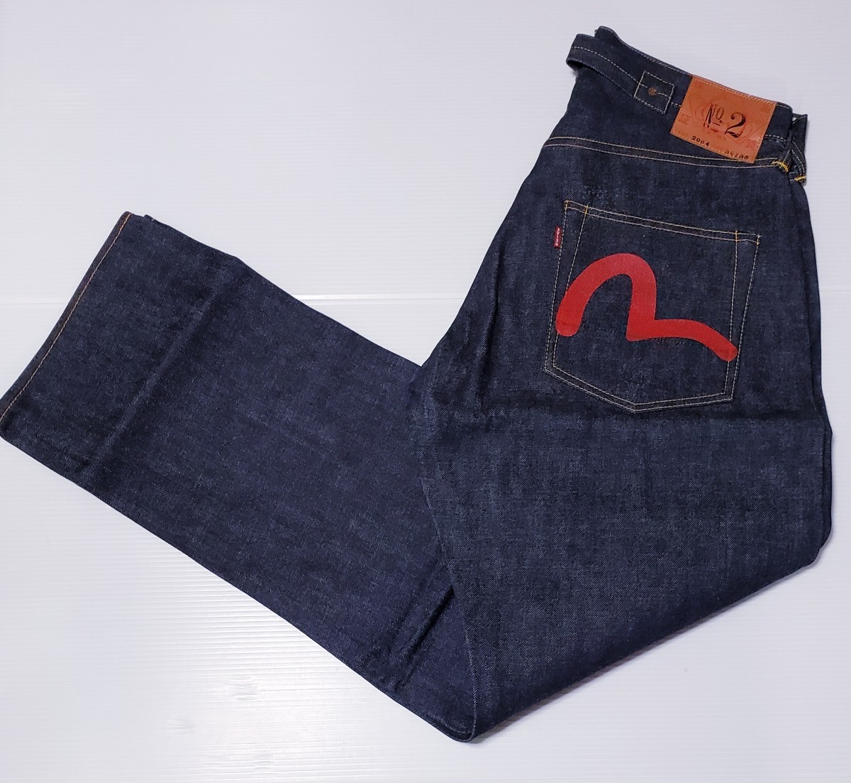EVISU エヴィスジーンズ NO 2 LOT2004 36インチ シンチバック EVISU エヴィスジーンズ NO 2 LOT2004 36インチ シンチバック