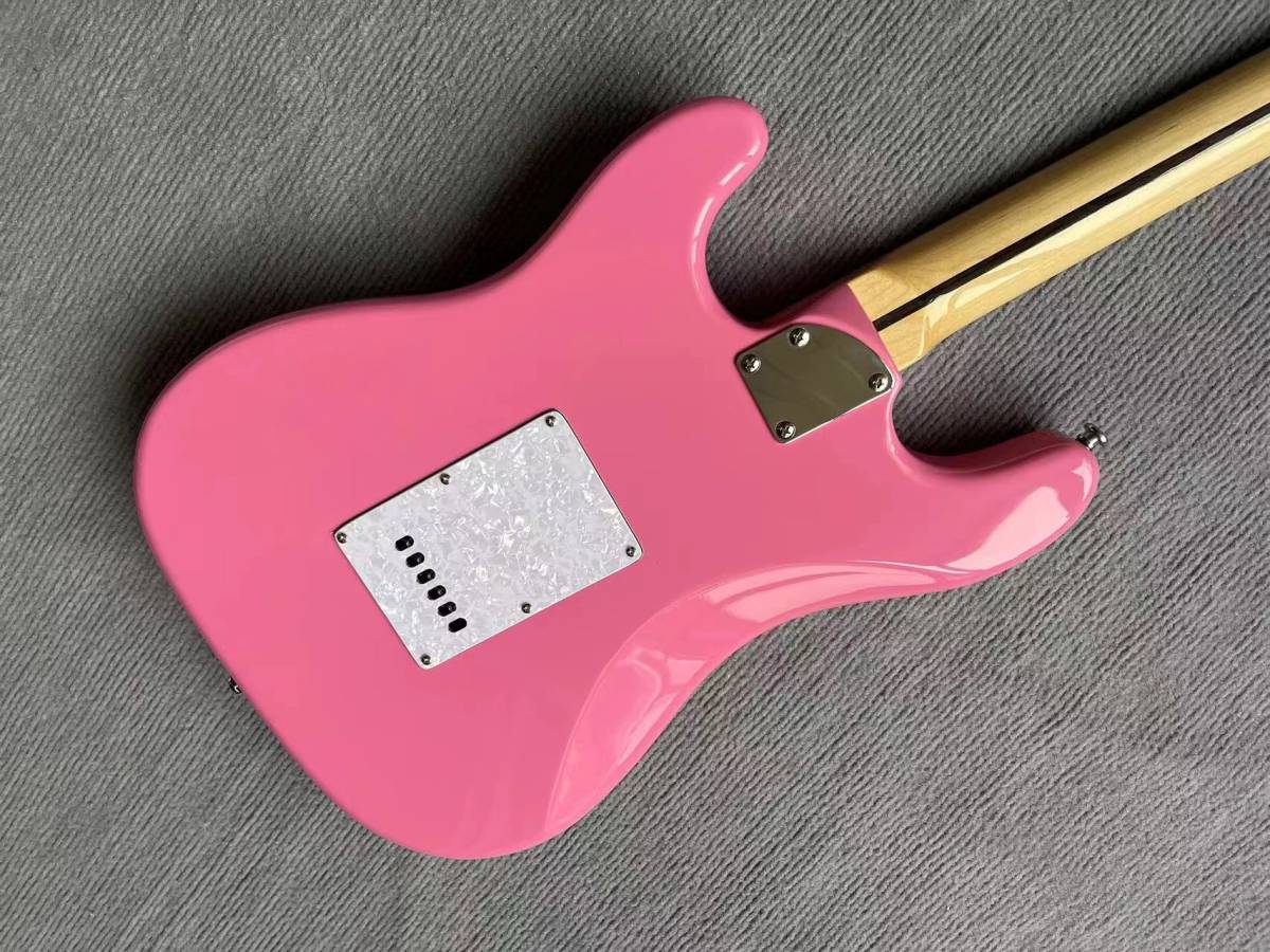 ピンクペイズリー SSH配列ピックアップ ラージヘッド ヒールカット