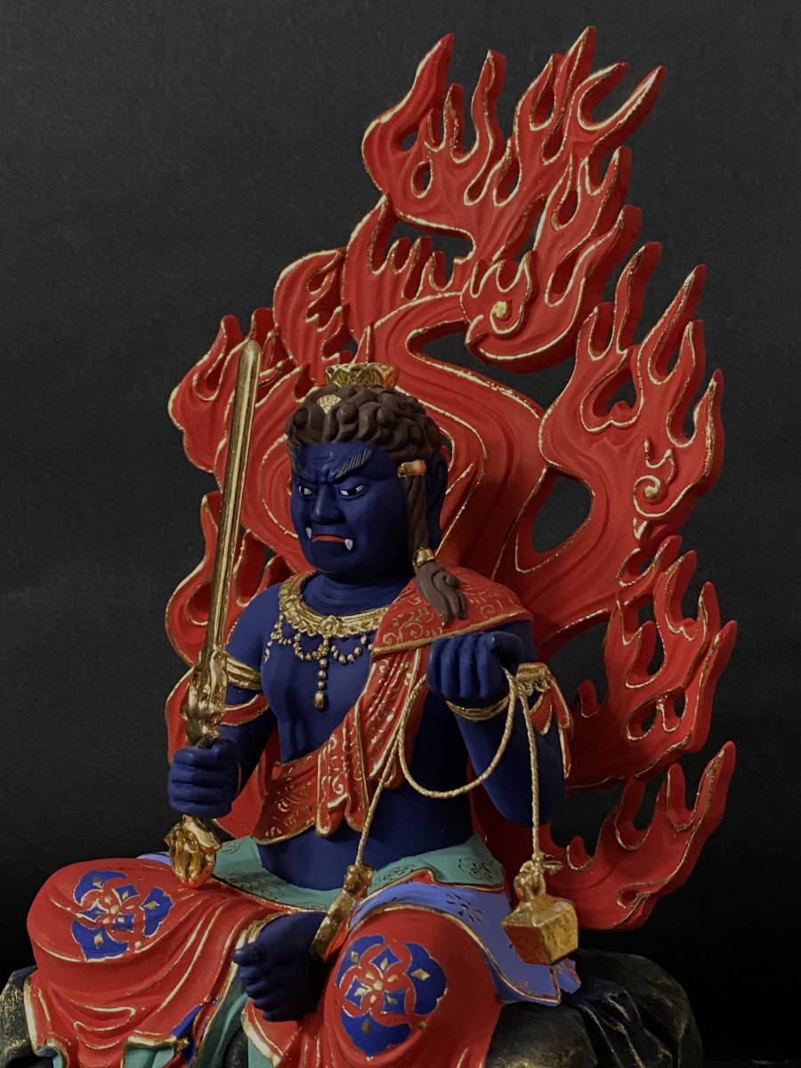 最高級 総檜材 仏教工芸品 彩繪 本金 切金 木彫仏教 精密彫刻 仏師で