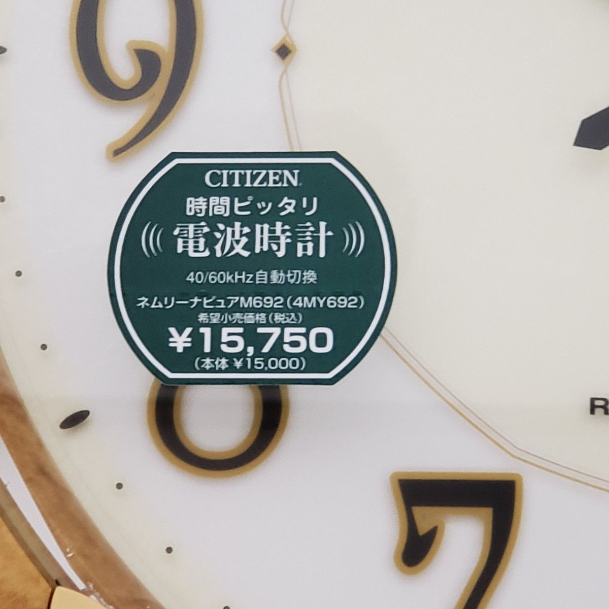 保障できる CITIZEN ネムリーナピュアM692 4MY692-023 電波 asakusa.sub.jp