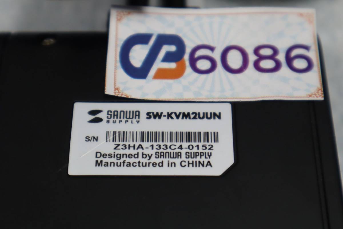 CB6086 K L サンワサプライ パソコン自動切替器(2:1) SW-KVM2AUU_画像4