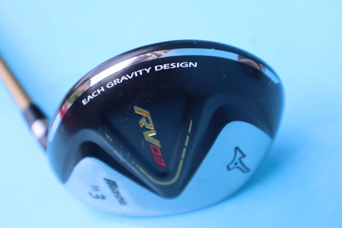 G0122 N* MIZUNO !! ミズノ !! Mizuno RV 03 ウッド /#3 16 PROFORCE オリジナルシャフト MJ1-S proforce ヘッドカバー付き_画像7