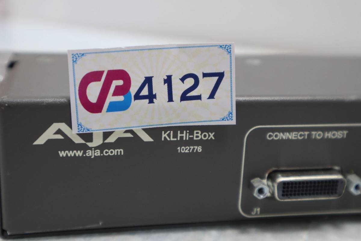 CB4127 ★* L AJA Video Systems KLHi-Box 102776 ブレイクアウトボックス ★_画像7