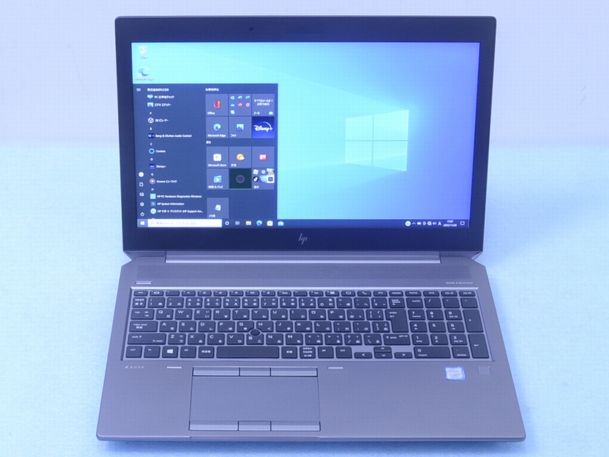 きれい HP ZBook15 T1000 Win10付 Corei7 9750H Quadro SSD512GB G6