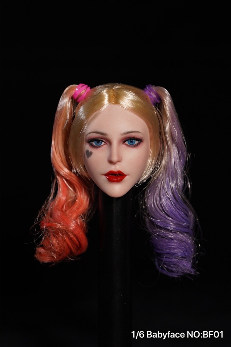  доставка внутри страны 1/6 Babyface BF01 Hsu боковой *skwado Harley i*k in 1/6 фигурка для head parts 