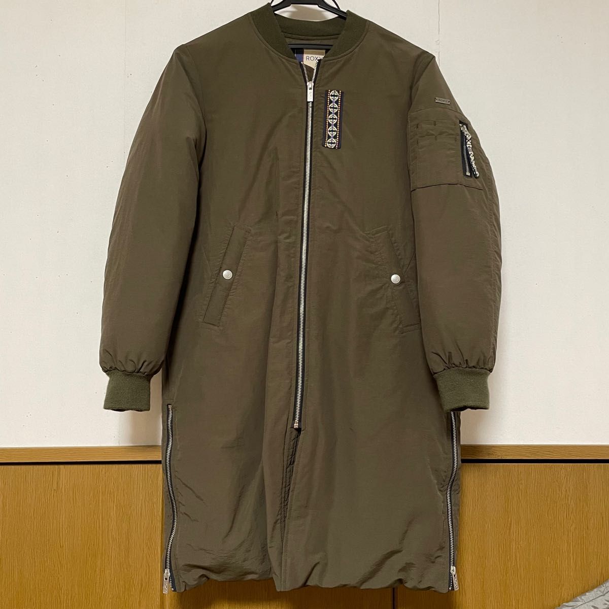【完売商品】ロキシー MA1 ジャケット ロング コート ダウン 美品 ダウンジャケット MILKFED ミルクフェド
