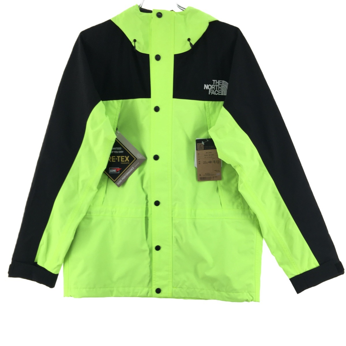 ▼▼ THE NORTH FACE ザノースフェイス メンズナイロンジャケット サイズL NP11834 黄緑 未使用に近い_画像1