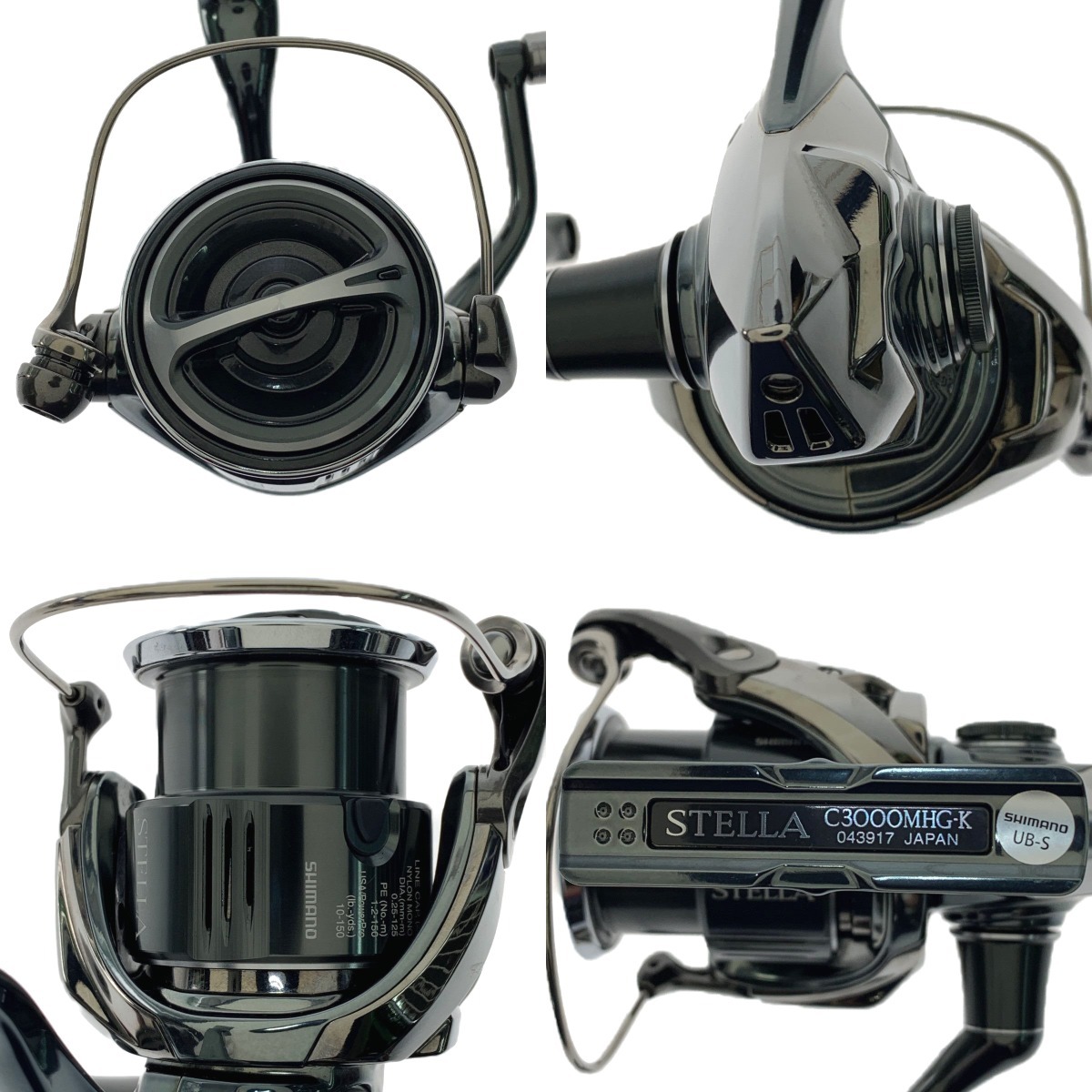 ▽▽ SHIMANO シマノ STELLA 22ステラ C3000MHG ハンドルノブカスタム 043917 やや傷や汚れあり_画像5