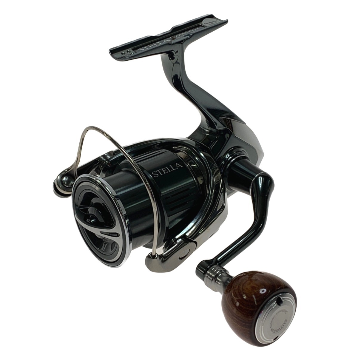 ▽▽ SHIMANO シマノ STELLA 22ステラ C3000MHG ハンドルノブカスタム 043917 やや傷や汚れあり_画像1