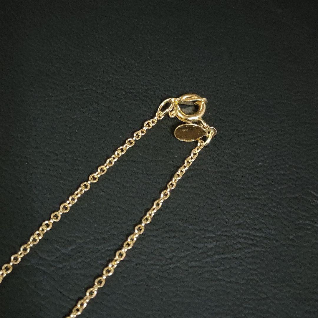 [ ultimate beautiful goods ]GIVENCHY Givenchy necklace G Logo Gold square 