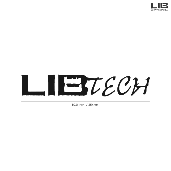 【LIBTECH】リブテック★05★ダイカットステッカー★切抜きステッカー★10.0インチ★25.4cm_画像1