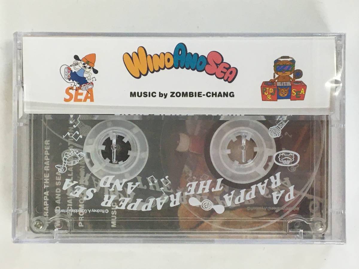 #*L250 not for sale unopened PARAPPA THE RAPPER PaRappa The Rapper WIND AND SEA MUSIC by ZOMBIE-CHANG cassette tape *#