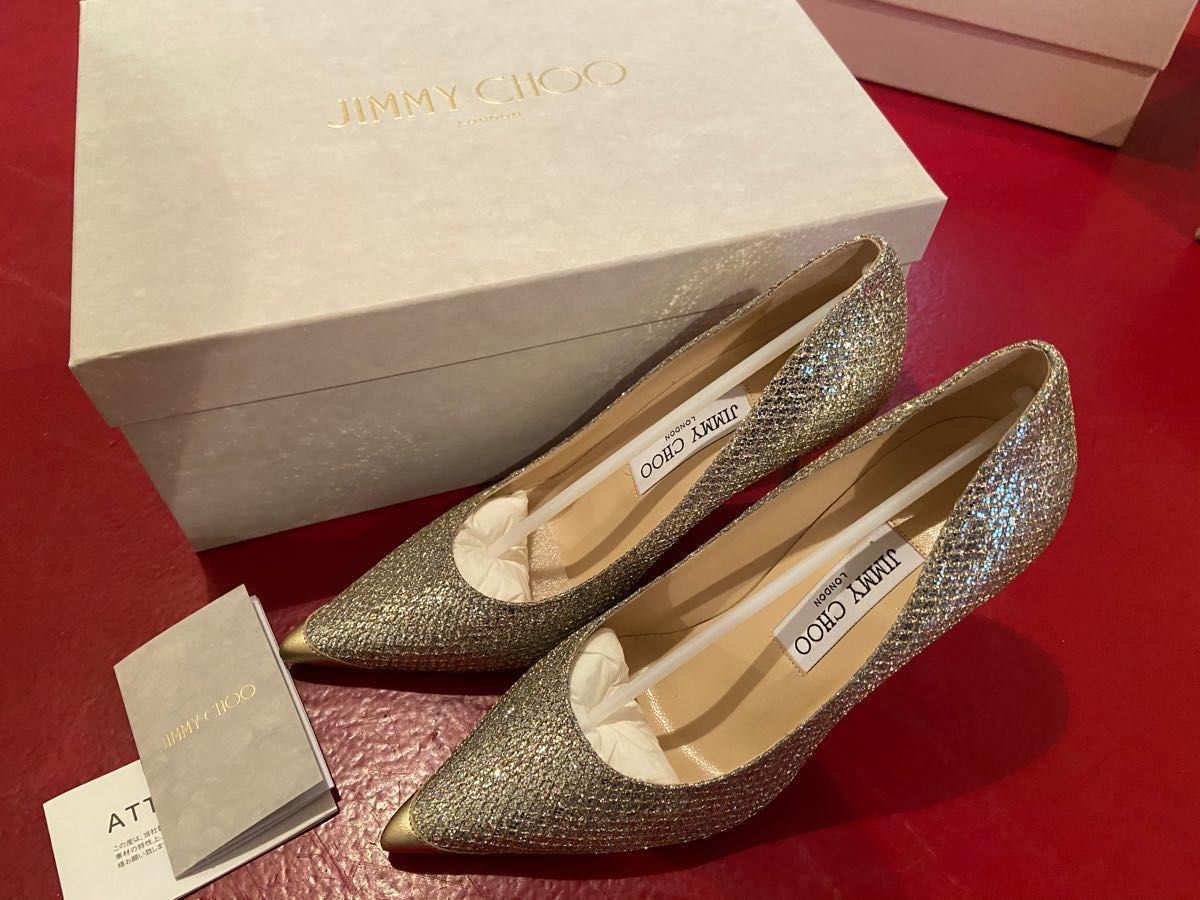 JIMMY CHOO ジミーチュウ ハイヒール パンプス ピンヒール グリッター