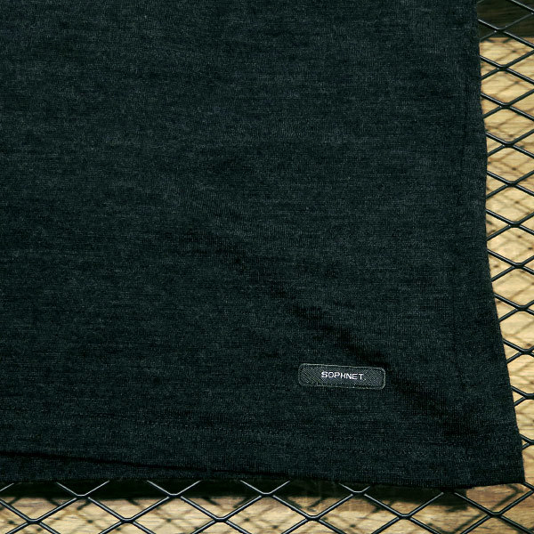 SOPHNET. ソフネット 20AW MERINO WOOL CREWNECK CUT&SEWN SOPH-202084 メリノウール クルーネック カットソー ロングスリーブ 長袖_画像6