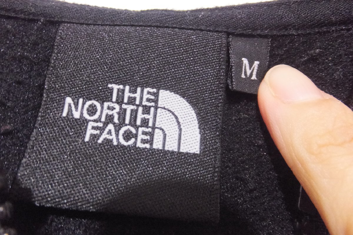 THE NORTH FACE ザノースフェイス スモールロゴフルジップパーカー NT61711Z サイズM ブラック トップス メンズ_画像5