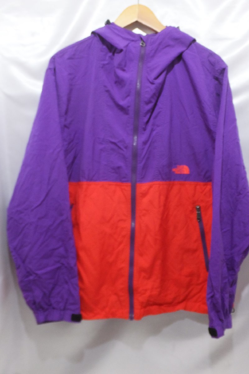 THE NORTH FACE ザノースフェイス COMPACT JACKET コンパクトジャケット NP16970 サイズL パープル系 ジャケット メンズの画像1