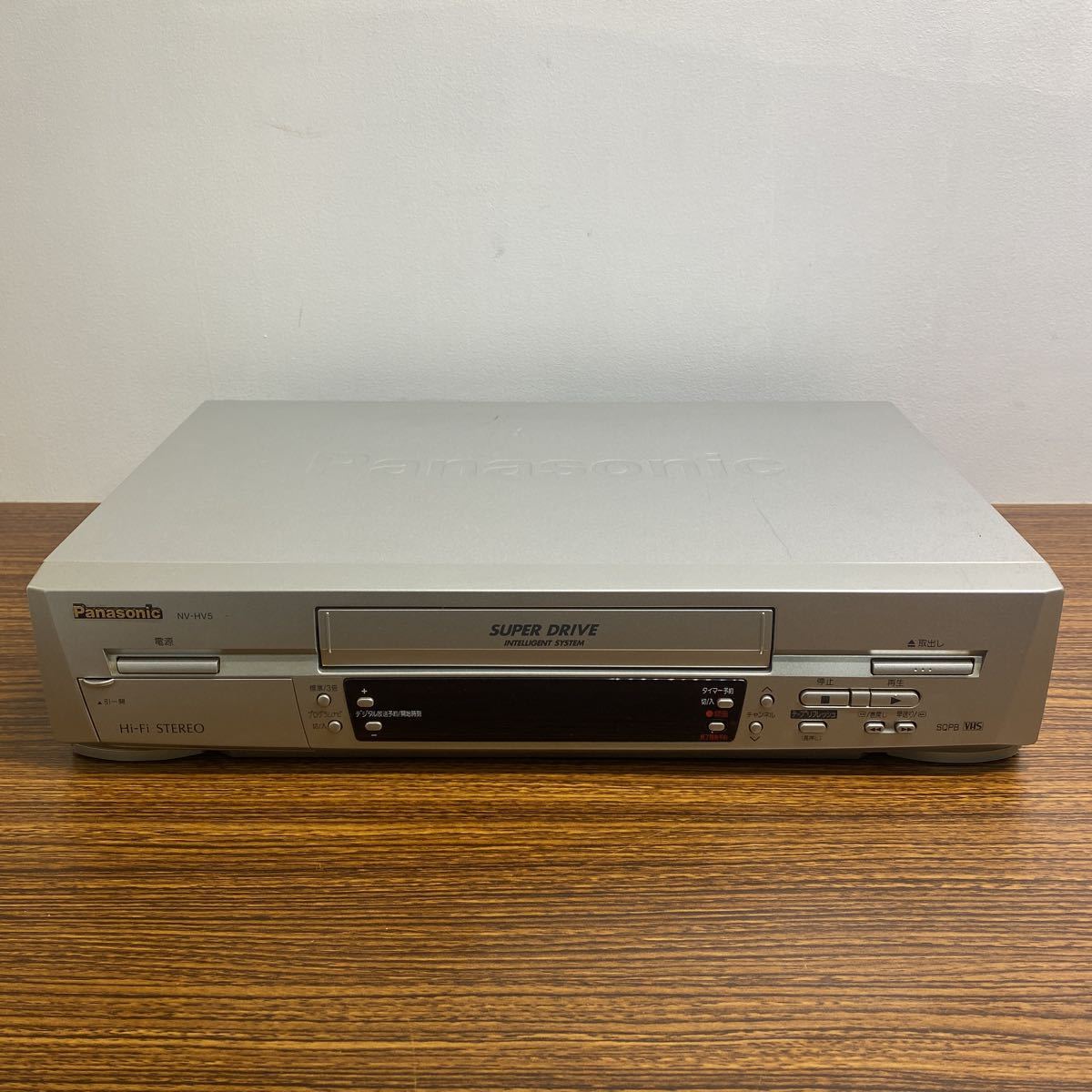Panasonic パナソニック VHS ビデオデッキ NV-HV5 通電確認済み_画像1