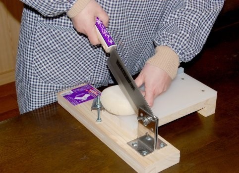 餅切り機 もちきり機 餅きりカッター もち切り器 もちきり包丁 餅きり包丁 も ち切り機 (小) A-214 ステンレス刃_画像3