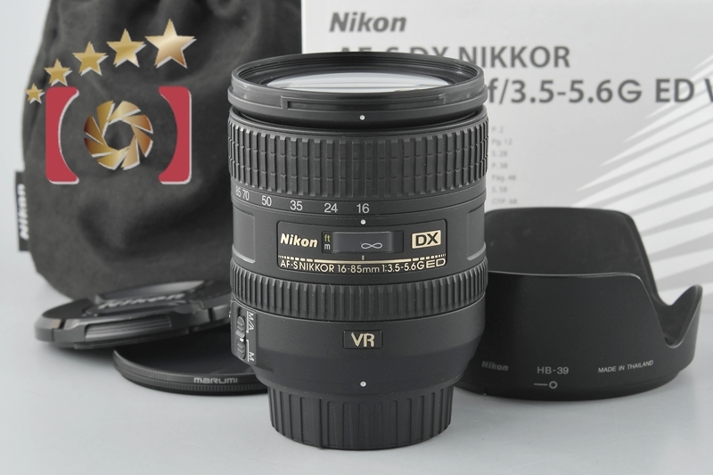 美しい AF-S ニコン 【中古】Nikon DX VR ED G f/3.5-5.6 16-85mm