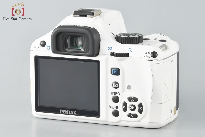 【中古】PENTAX ペンタックス K-x 18-55mm レンズキット ホワイト_画像3