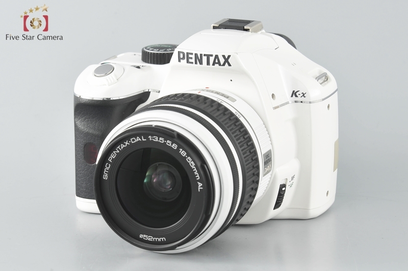 【中古】PENTAX ペンタックス K-x 18-55mm レンズキット ホワイト_画像2