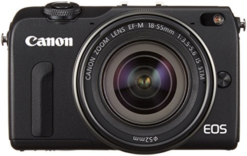 Canon ミラーレス一眼カメラ EOS M2 EF-M18-55 IS STM レンズキット(ブラッ( 良品)
