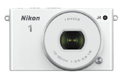 【SALE／60%OFF】 Nikon J4 18.4 MP Digital Camera with NIKKOR 10-30mm Lens - White( その他