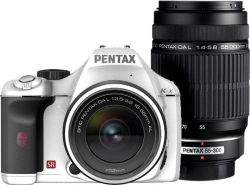 PENTAX デジタル一眼レフカメラ K-x ダブルズームキットホワイト( 良品)
