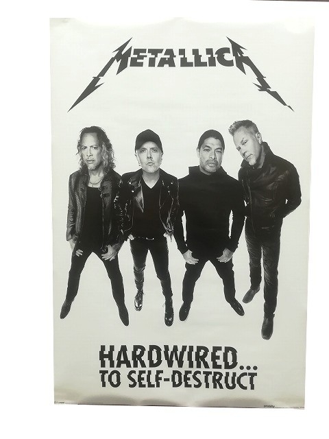 【新品 アウトレット】ポスター METALLICA HARDWIRED TO SELF DESTRUCT◆メタリカ バンド アーティスト ロック_画像1